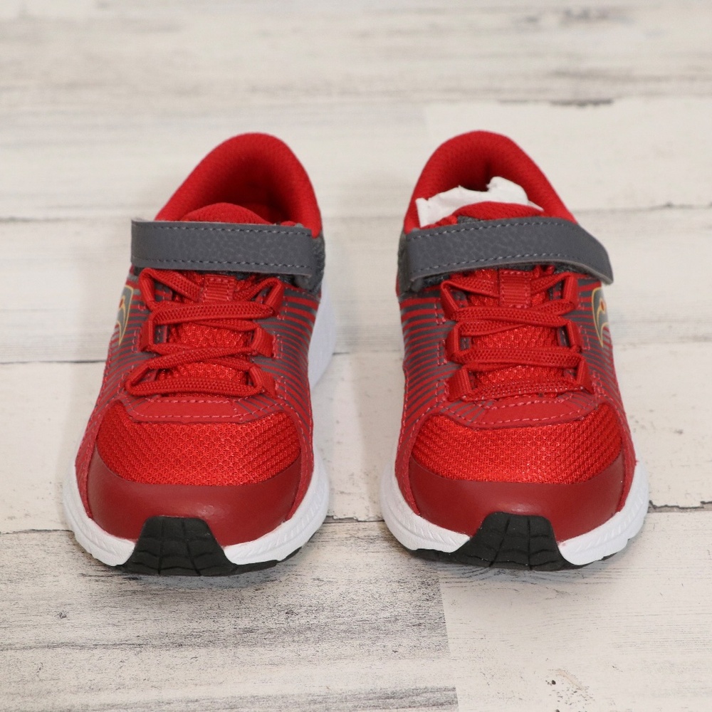 [NWOB] Saucony Kids Velocer A/C Sneaker Red 10.5 WIDE NEW - Picture 2 of 8
